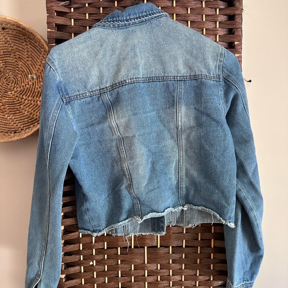 Distressed Jean Jacket - Picture 3 of 4